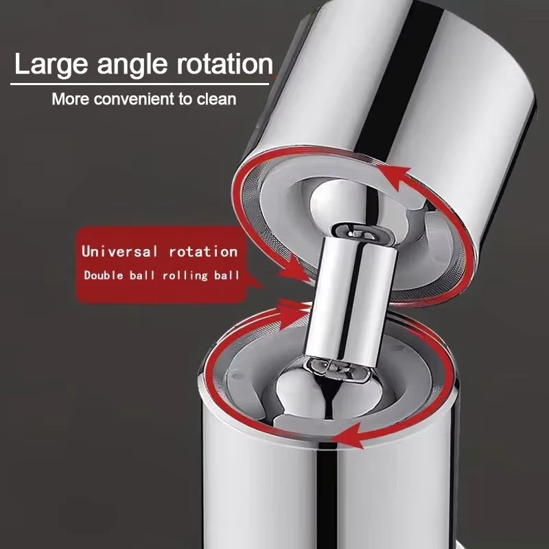 Universal 360° Rotating Kitchen Faucet Aerator – Splash Filter & Extender