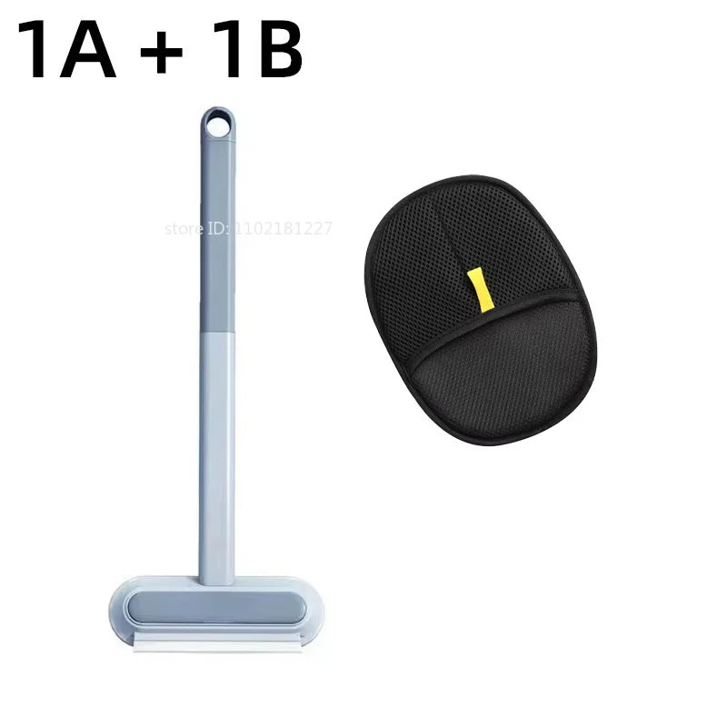 Reusable Double-Sided Pet Hair Removal Gloves – Grooming Tool for Dogs & Cats