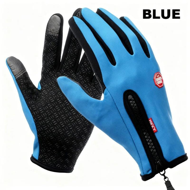 Outdoor Winter Touchscreen Gloves – Windproof Full-Finger for Sports & Travel