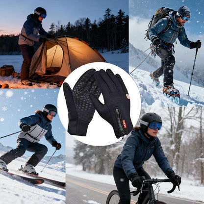 Outdoor Winter Touchscreen Gloves – Windproof Full-Finger for Sports & Travel