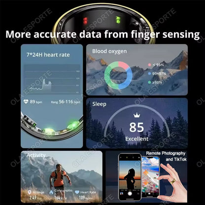 Smart Health Ring – Heart Rate & Sleep Monitoring