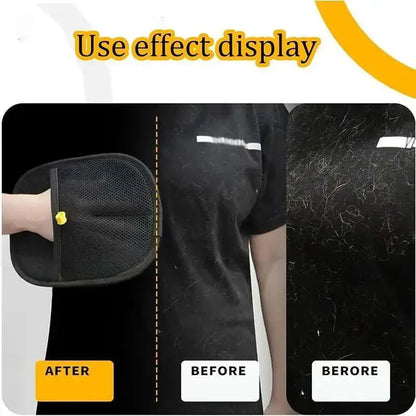 Reusable Double-Sided Pet Hair Removal Gloves – Grooming Tool for Dogs & Cats