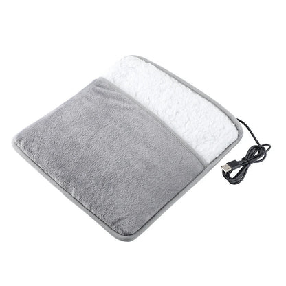 USB Electric Foot Heating Pad – Plush, Washable & Cozy