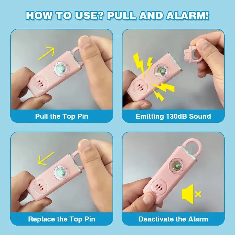 Anti-Robbery Keychain Siren