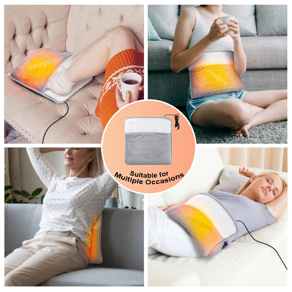 USB Electric Foot Heating Pad – Plush, Washable & Cozy