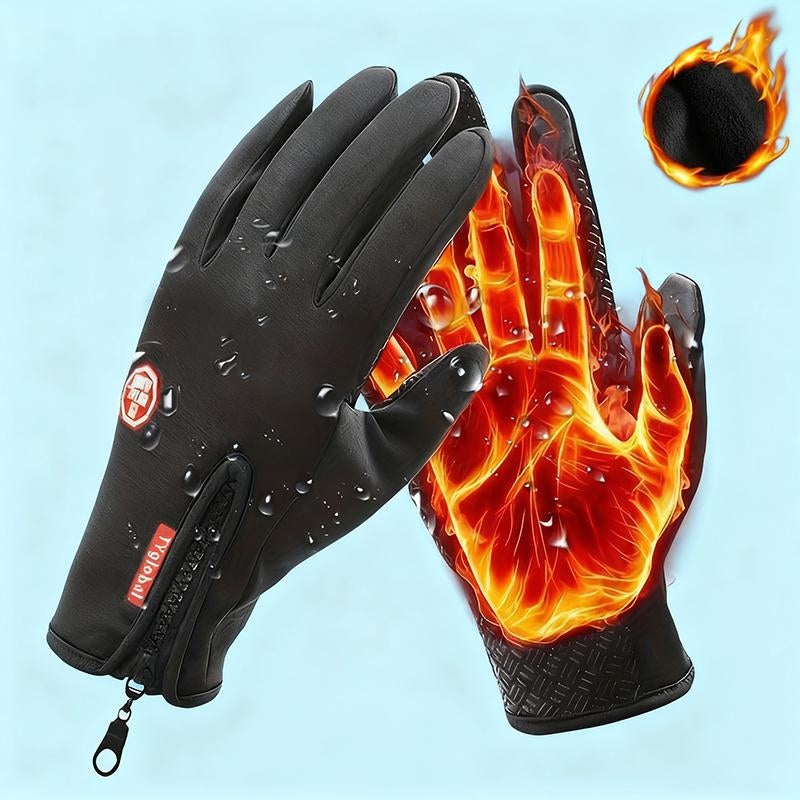 Outdoor Winter Touchscreen Gloves – Windproof Full-Finger for Sports & Travel