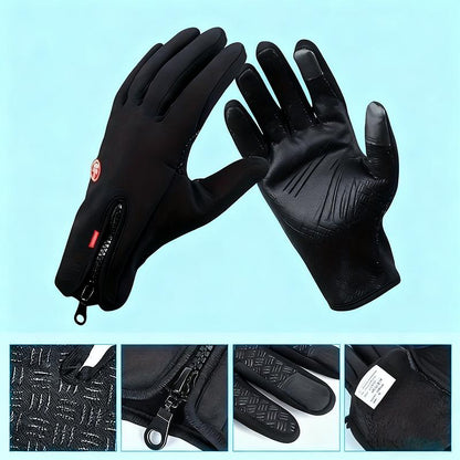 Outdoor Winter Touchscreen Gloves – Windproof Full-Finger for Sports & Travel
