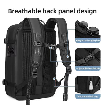 Vacuum Compression Travel Backpack – 17 Inch Laptop